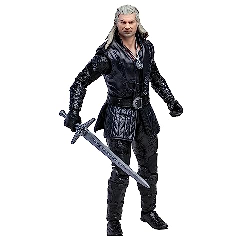 McFarlane Toys, The Witcher Ciri & Geralt of Rivia (Season 3) 7in Action Figure 2pk, Ages 12+