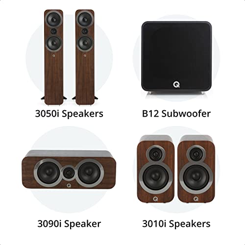 Q ACOUSTICS 3050i 5.1 Plus Home Cinema Pack (English Walnut)