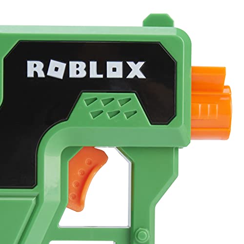 Nerf Roblox Phantom Forces: Boxy Buster Dart Blaster, Pull-Down Priming Handle, 2 Elite Darts, Code to Unlock in-Game Virtual Item Multicolor F2496