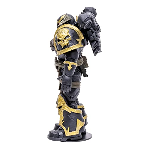 McFarlane Toys, Warhammer 40000 Chaos Space Marine Action Figure with 22 Moving Parts, Collectible Warhammer Figure with collectors stand base– Ages 12+