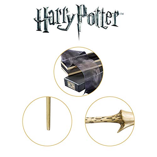 The Noble Collection Lord Voldemort Wand in Ollivanders Box 14.5 inch Lord Voldemort Wand With Original Ollivanders Wand Box - Harry Potter Film Set Movie Props Wands