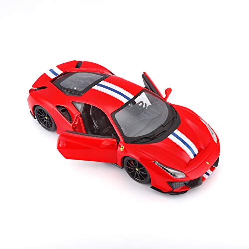 Bburago 1 24 - Ferrari 488 Pista R&P car - Assorted colors - 1 piece,Red