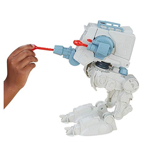 Hasbro Disney's Star Wars Playskool Galactic Heroes Exclusive Adventure Play Set, Imperial First Order AT-ST & 2 Action Figures Included, Toy, Designed for Kids Ages 3-7,Blue,white