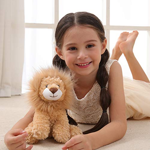 Apricot Lamb Soft Toys Plush Yellow Plush Lion Stuffed Animal Soft Cuddly Perfect for Child （Yellow Lion ，8 Inches）