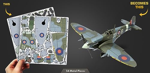 Metal Earth Supermarine Spitfire Color 3D Metal Model Kit Fascinations