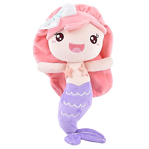 FISAPBXC Mermaid Plush, Mermaid Plush Toys, Mermaid Doll, Stuffed Doll, Kids Soft Plush Toys, Fashion Animal Plush Toy, Cartoon Children's Soft Toys, Cartoon Gifts for Girls -20cm