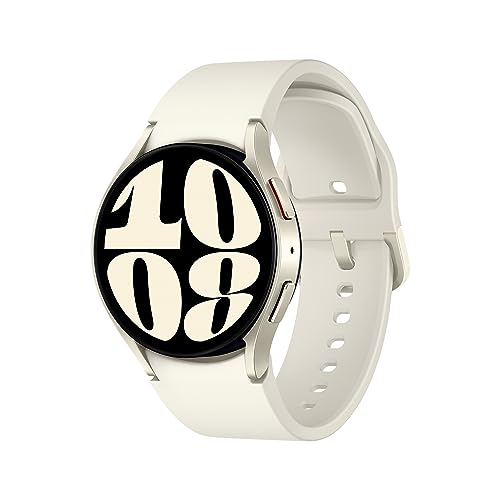 Samsung Galaxy Watch6 Smart Watch, Fitness Tracker, Bluetooth, 40mm, Gold, 3 Year Extended Manufacturer Warranty (UK Version)