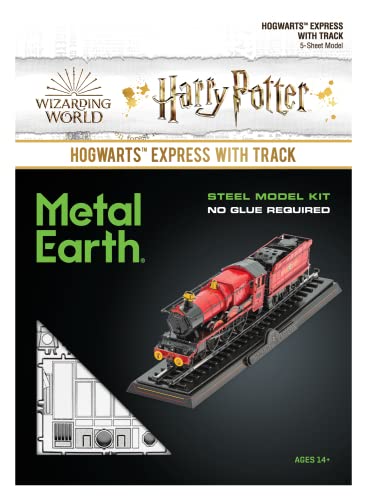 Metal Earth Fascinations Harry Potter Hogwarts Express with Track 3D Metal Model Kit