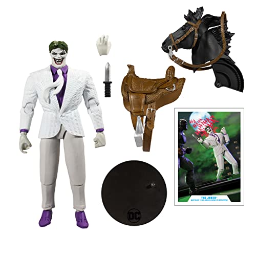 McFarlane Toys, 7-Inch DC Dark Knight Returns The Joker Action Figure with 22 Moving Parts, Collectible DC Figure with Unique Collectible Character Card – Ages 12+