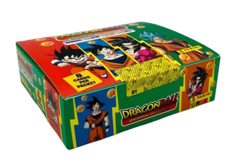 Panini Dragon Ball Z Universal Trading Cards x18 Packs, Mixed, 1