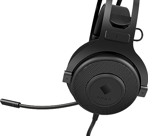 HP Omen Blast Headset - Padded Gaming Headphones with Mic, Mute Controls, 7.1 Surround Sound, PC Computer PlayStation Xbox Nintendo Switch