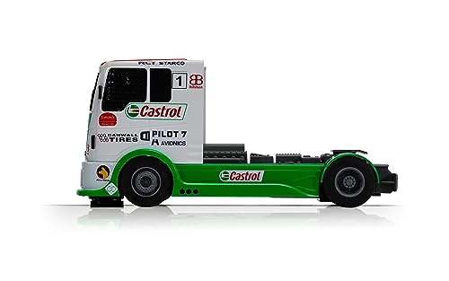 Scalextric C4156 Racing Truck - Red & Green & White Car - World Sport Champ/Endurance