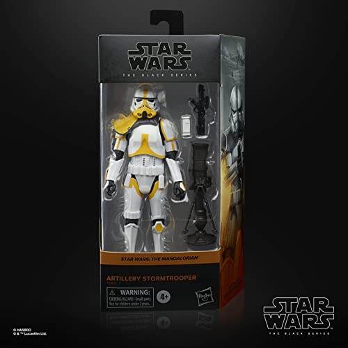 Star Wars The Black Series Artillery Stormtrooper Toy 15 cm Scale The Mandalorian Figure, Toys for Kids Ages 4 and Up