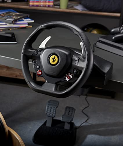 Thrustmaster T80 Ferrari 488 GTB Edition Volant Racing - PS5 / PS4 / Windows - Under official Ferrari license