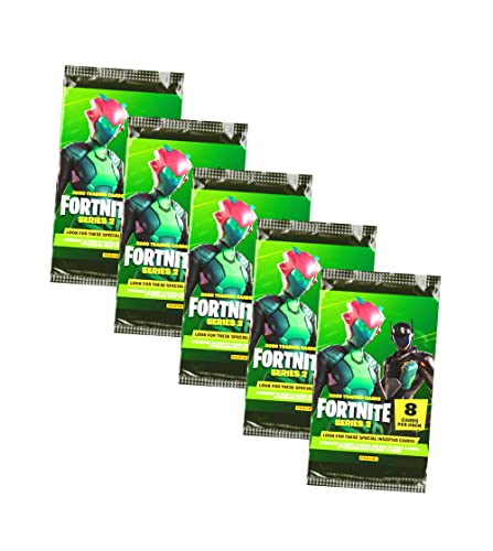 Panini Fortnite Cards Series 2 Trading Cards - Trading Cards (5 Boosters)