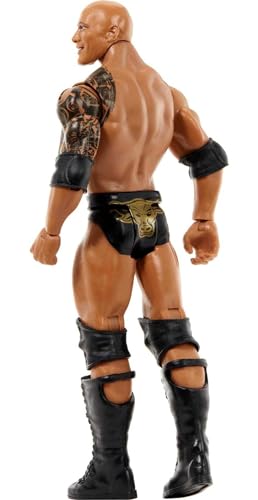 Mattel WWE The Rock Top Picks Action Figures, 6-inch Posable Collectible & Gift for Ages 6 Years Old & Up