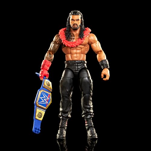 Mattel WWE Roman Reigns Elite Collection Action Figure with Accessories, Articulation & Life-Like Detail, Collectible Toy, 6-Inch, 4 UK, HKN98