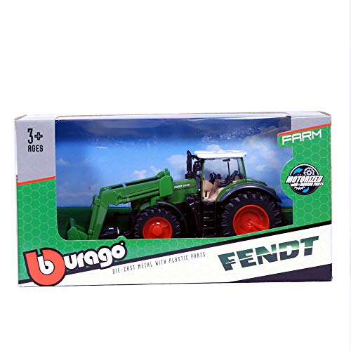 Bburago B18-31631 10CM FENDT 1000 Vario Tractor + Front Loader