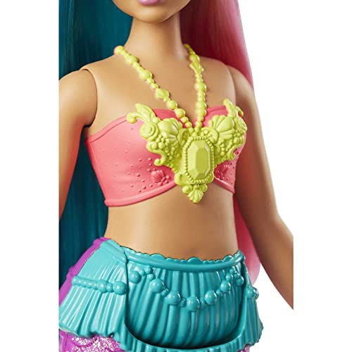 Barbie GJK11 Dreamtopia Mermaid Doll, Pink