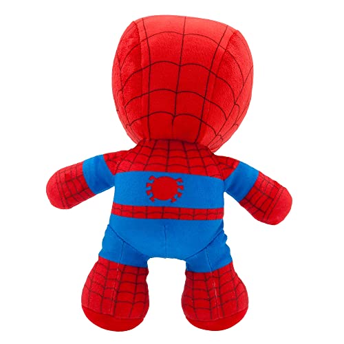 Disney Store Official Spider-Man Small Soft Toy, 28cm/11”, Kids Plush Cuddly Toy Figure with Embroidered Details, Stuffed Character Doll, Suitable for Ages 0+