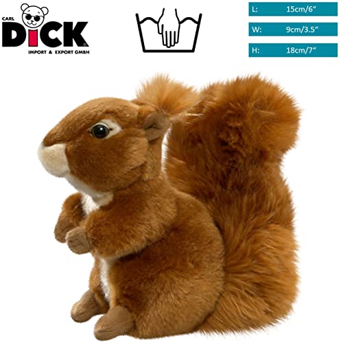 Carl Dick Squirrel 7.5 inches, 19cm, Plush Toy, Soft Toy 1942