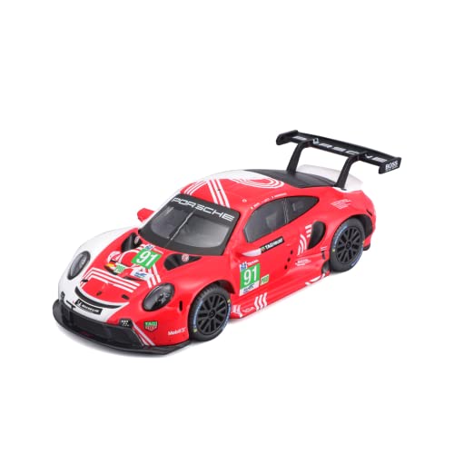 Bburago B18-38308 1:43 Porsche 911 RSR Lemans, Assorted Colours