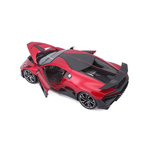 Bburago 18-11045R Bugatti Divo 1:18 Scale Model car, red