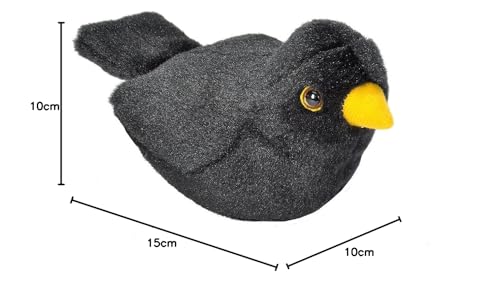 Wild Republic 19489 13-16 cm Blackbird with Real Bird Calls Plush Toy