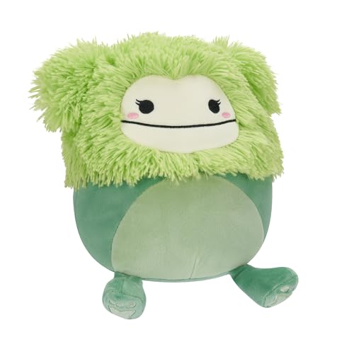 Squishmallows Bren-Green Bigfoot 7.5" Add Squad, Ultrasoft Stuffed Animal Toy, Official Kellytoy Plush