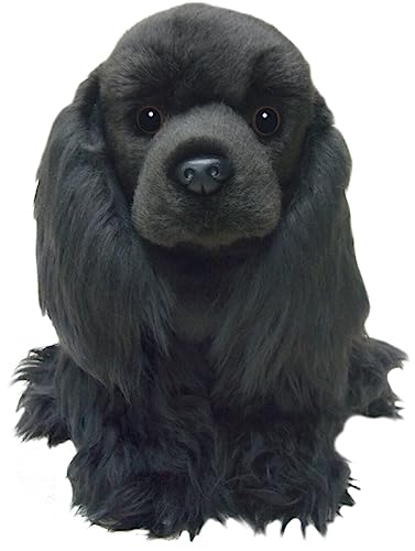 Faithful Friends Collectables Plush/Soft Toy Dog - BLACK COCKER SPANIEL - Floppy Soft Cuddly Toy 12 Inch…