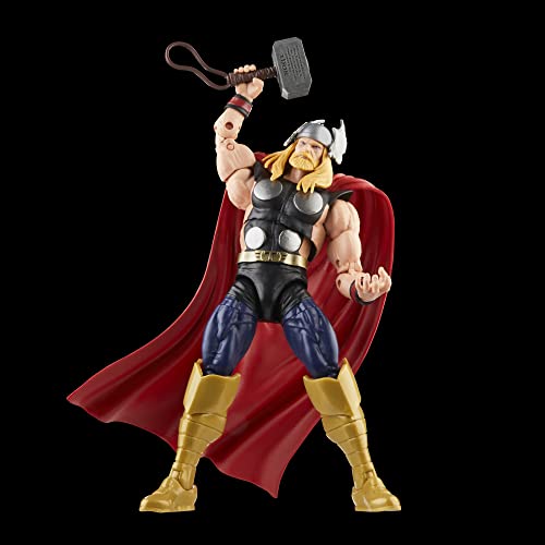 Marvel Hasbro Legends Series Thor vs Destroyer, Avengers 60th Anniversary Collectible 6 Inch Action Figures