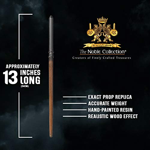 The Noble Collection - Draco Malfoy Wand In A Standard Windowed Box - 13in (34cm) Wizarding World Wand - Harry Potter Film Set Movie Props Wands