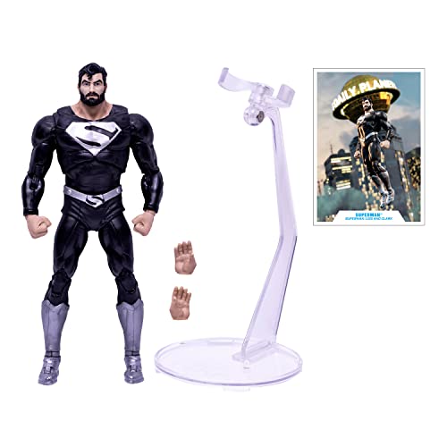 McFarlane Toys, DC Multiverse Solar Superman 7-inch Action Figure with 22 Moving Parts, Collectible DC Superman Figure with Unique Collector Character Card – Ages 12+