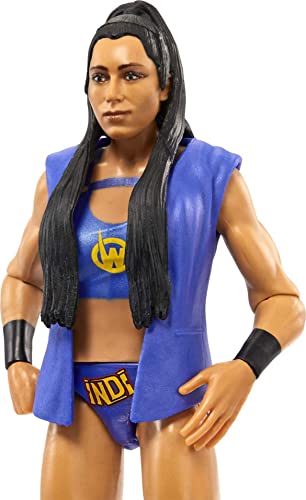 Mattel WWE Basic Action Figure, Indi Hartwell, Posable 6-inch Collectible for Ages 6 Years Old & Up