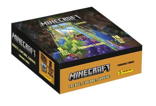 Panini Minecraft Create Explore Survive x18 Packs, Black