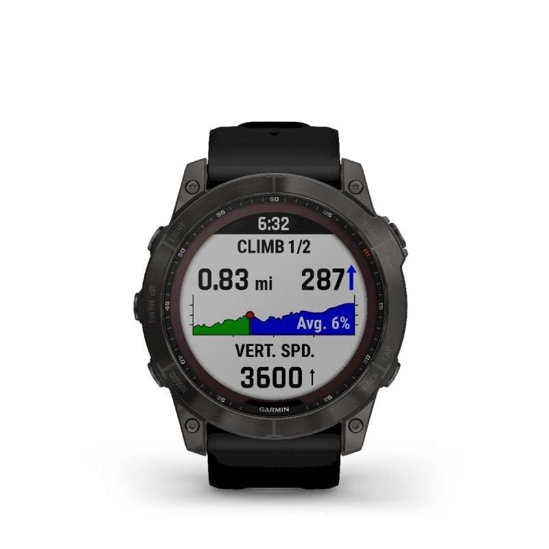 Garmin Fenix 7X Sapphire Solar - Carbon Grey DLC Titanium