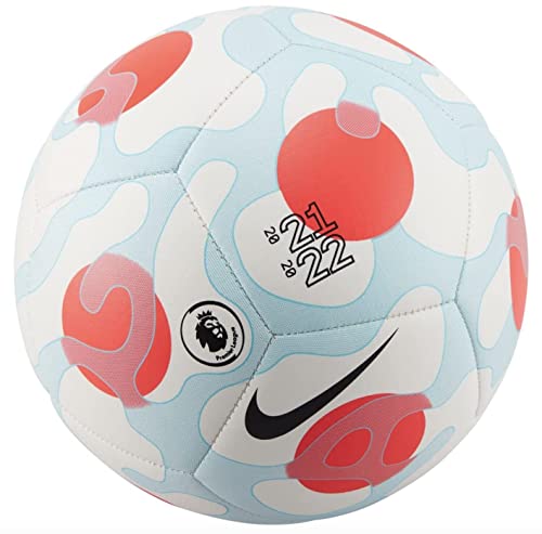 NIKE DH7412-100 PL NK PTCH 3RD - SP22 Recreational soccer ball Unisex WHITE/BALTIC BLUE/LASER CRIMSON/BLACK 5