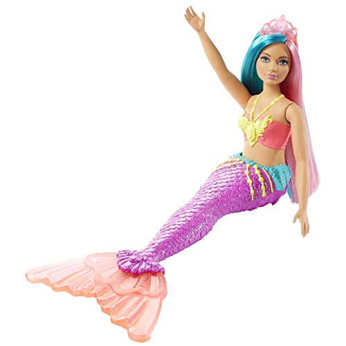 Barbie GJK11 Dreamtopia Mermaid Doll, Pink