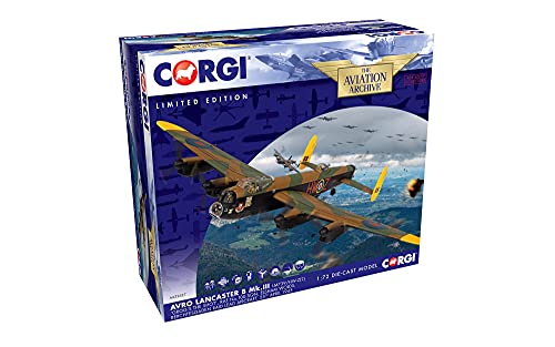 Corgi AA32627 Diecast Model Avro Lancaster B MKIII- LM739 HW Z2 Grogs the Shot RAF 100 Squadron Elsham Wolds 25th April 1945