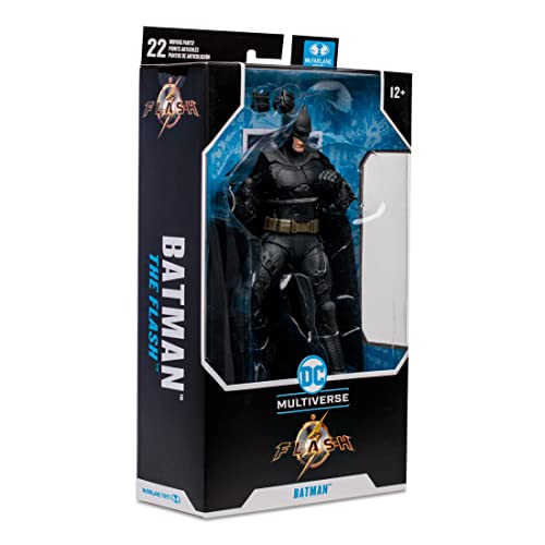 McFarlane Toys, DC Multiverse 7-inch Batman Action Figure, Collectible DC The Flash Movie Figure with Unique Collector Character Card – Ages 12+