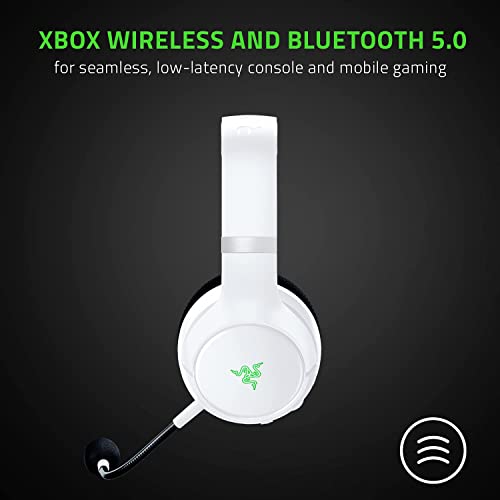 Razer Kaira Pro - Wireless Headset for Xbox Series X and Mobile Xbox Gaming (TriForce Titanium 50 mm Drivers, HyperClear Supercardioid Mic, Dedicated Mobile Mic) Mercury White