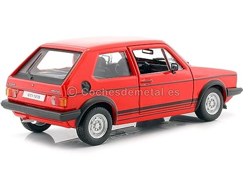 Bburago -1/24 Golf GTI MK1 1979 Car, 18-21089, Assorted Color