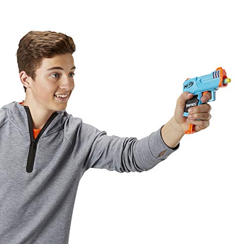 Fortnite Micro HC-R Nerf MicroShots Dart-Firing Toy Blaster and 2 Official Nerf Elite Darts For Kids, Teens, Adults