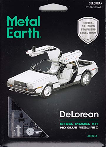 Metal Earth Delorean 3D Laser Cut Miniature Car Model Kit MMS181 Age 14 Plus