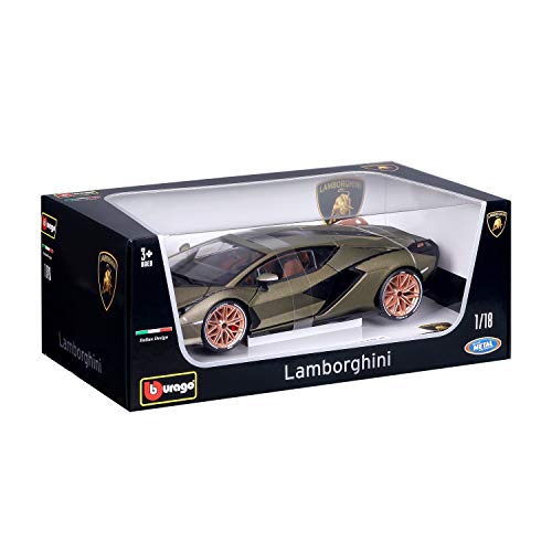 Bburago B18-11046 Lamborghini Sian FKP 37 1:18, Assorted Colours, one Size