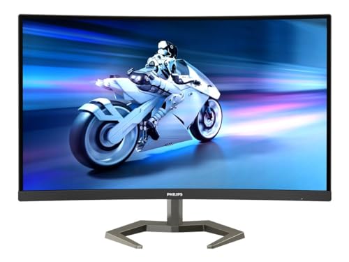 PHILIPS Evnia - 27M1C5200W - 27 Inch FHD Curved Gaming Monitor, VA, 240Hz, 1ms, Low Input Lag, Smart Image HDR, Height adjust (1920 x 1080 @ 240Hz, 300 cd/m², HDMI 2.0 / DP 1.4)