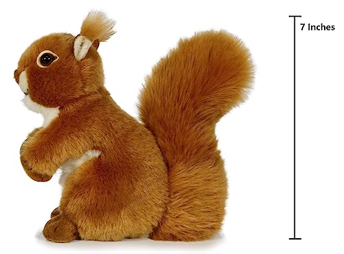 ICE KING BEAR Red Squirrel Stuffed Animal Plush Soft Toy (with Nut)