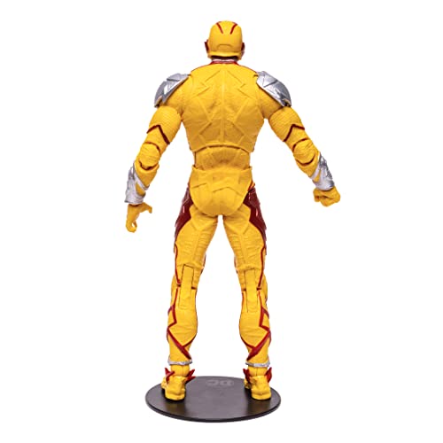 McFarlane Toys, DC Gaming 7-inch Reverse Flash Action Figure with 22 Moving Parts, Collectible DC Injustice 2 Game Figure with Stand Base and Unique Collectible Character Card – Ages 12+