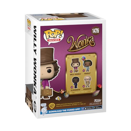 Funko POP! Movies: Wonka - Willy Wonka - Collectable Vinyl Figure - Gift Idea - Official Merchandise - Toys for Kids & Adults - Movies Fans - Model Figure for Collectors and Display