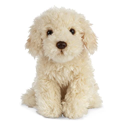 Living Nature Labradoodle, Realistic Soft Cuddly Dog Toy, Naturli Eco-Friendly Plush, 25cm